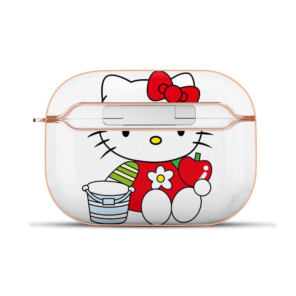（画像用） Hello Kitty ハローキティ 【AirPods Pro用】ハードシェル保護ケース｜耐衝撃・防指紋・カラビナ付き商品仕様