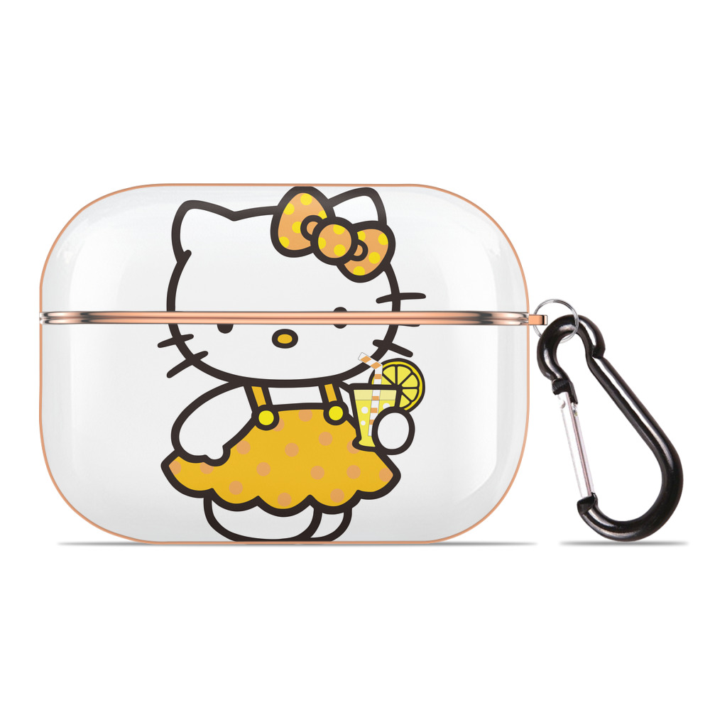 （画像用） Hello Kitty ハローキティ 【AirPods Pro用】ハードシェル保護ケース｜耐衝撃・防指紋・カラビナ付き商品仕様
