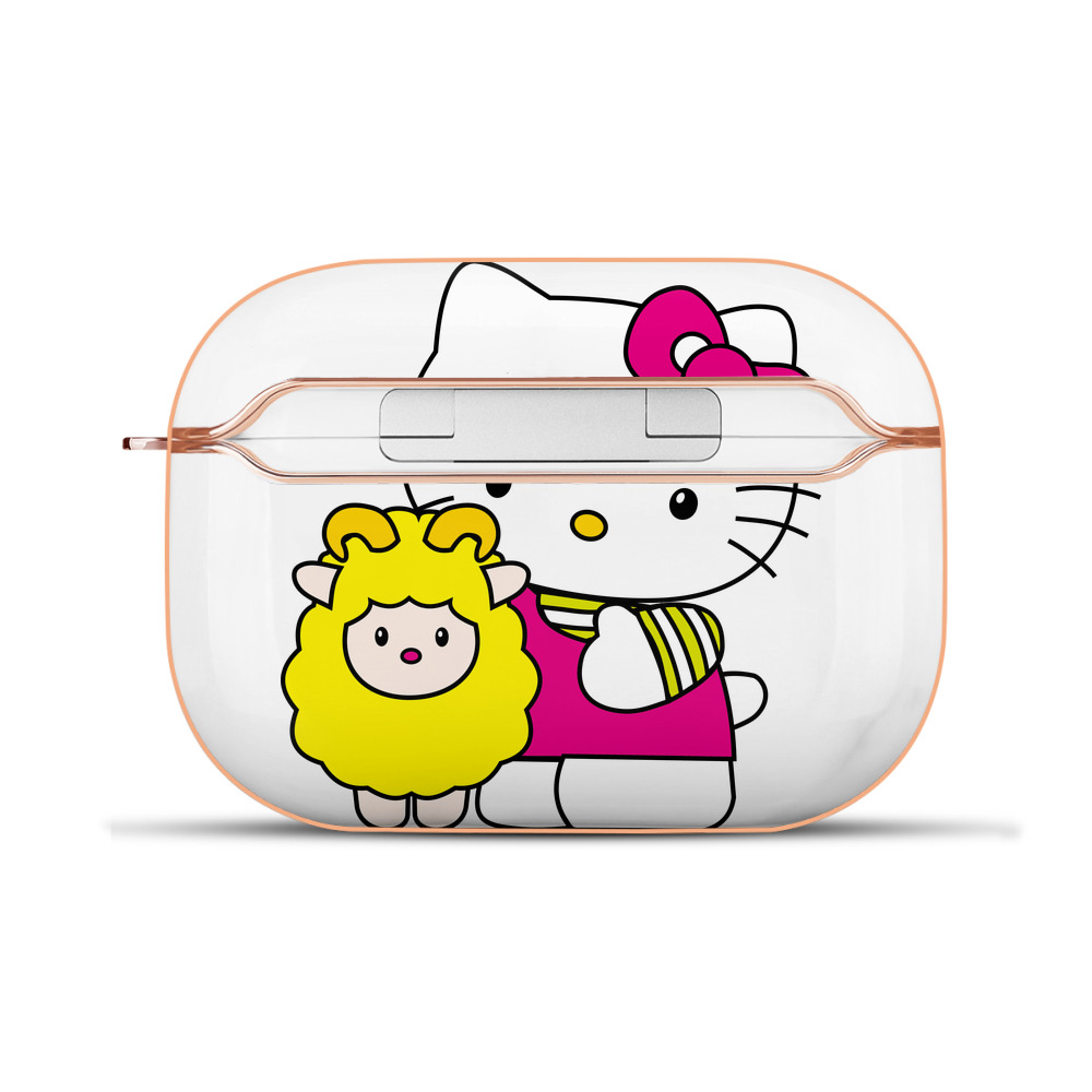 （画像用） Hello Kitty ハローキティ 【AirPods Pro用】ハードシェル保護ケース｜耐衝撃・防指紋・カラビナ付き商品仕様