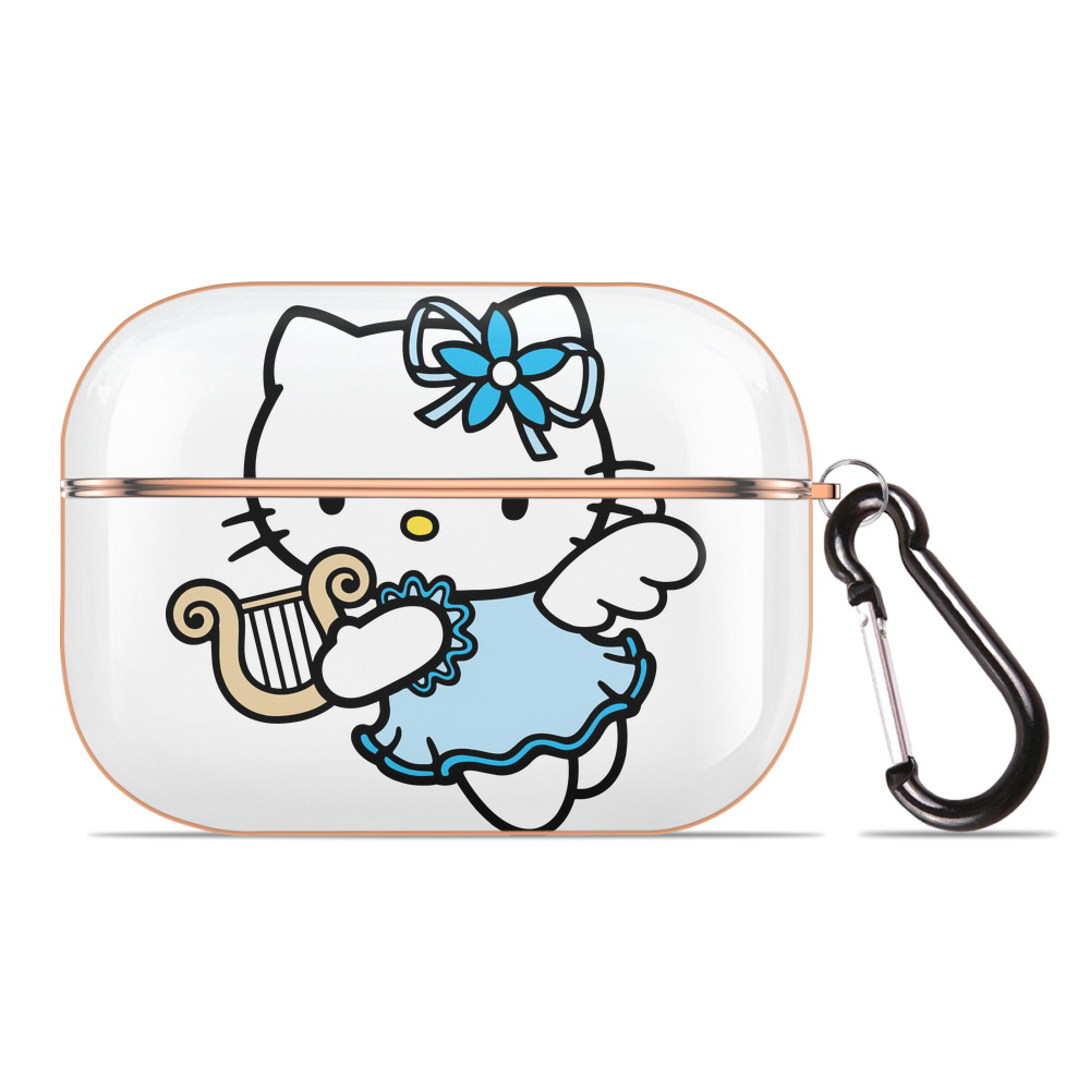 （画像用） Hello Kitty ハローキティ 【AirPods Pro用】ハードシェル保護ケース｜耐衝撃・防指紋・カラビナ付き商品仕様