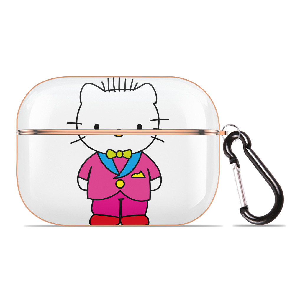 （画像用） Hello Kitty ハローキティ 【AirPods Pro用】ハードシェル保護ケース｜耐衝撃・防指紋・カラビナ付き商品仕様