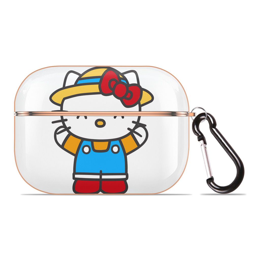 （画像用） Hello Kitty ハローキティ 【AirPods Pro用】ハードシェル保護ケース｜耐衝撃・防指紋・カラビナ付き商品仕様