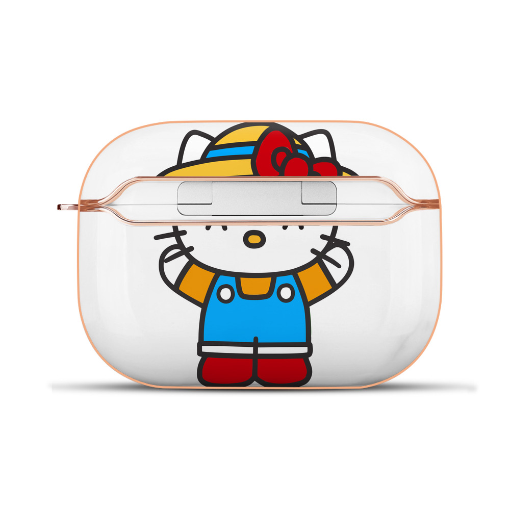 （画像用） Hello Kitty ハローキティ 【AirPods Pro用】ハードシェル保護ケース｜耐衝撃・防指紋・カラビナ付き商品仕様