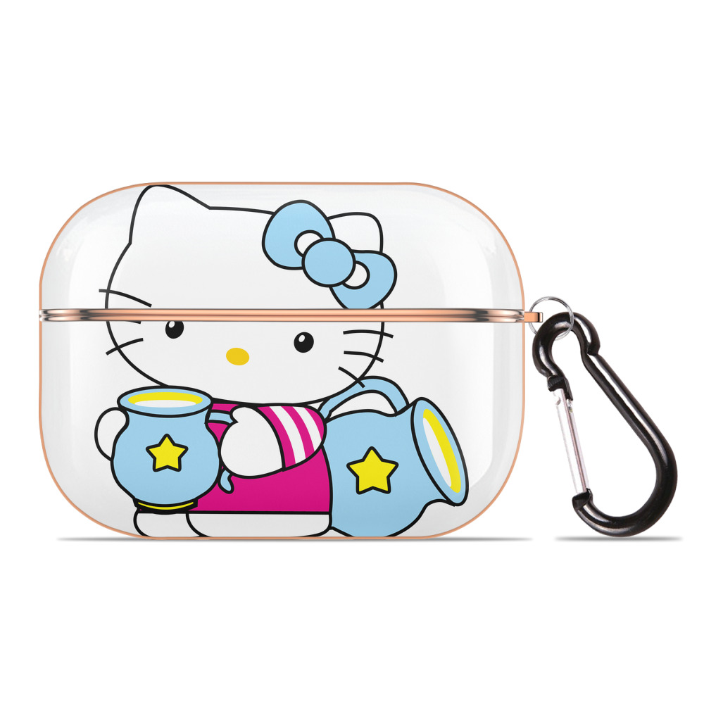 （画像用） Hello Kitty ハローキティ 【AirPods Pro用】ハードシェル保護ケース｜耐衝撃・防指紋・カラビナ付き商品仕様