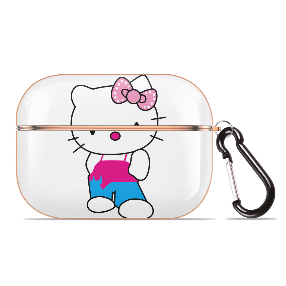 （画像用） Hello Kitty ハローキティ 【AirPods Pro用】ハードシェル保護ケース｜耐衝撃・防指紋・カラビナ付き商品仕様