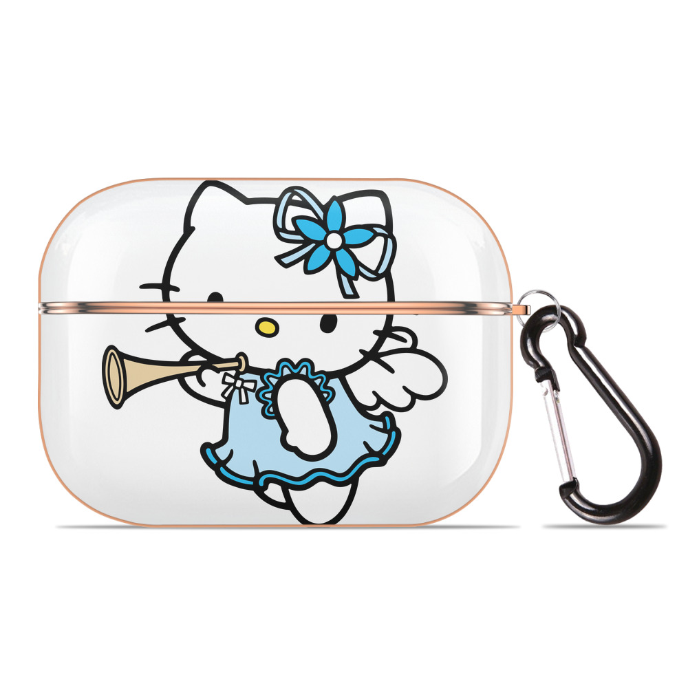 （画像用） Hello Kitty ハローキティ 【AirPods Pro用】ハードシェル保護ケース｜耐衝撃・防指紋・カラビナ付き商品仕様