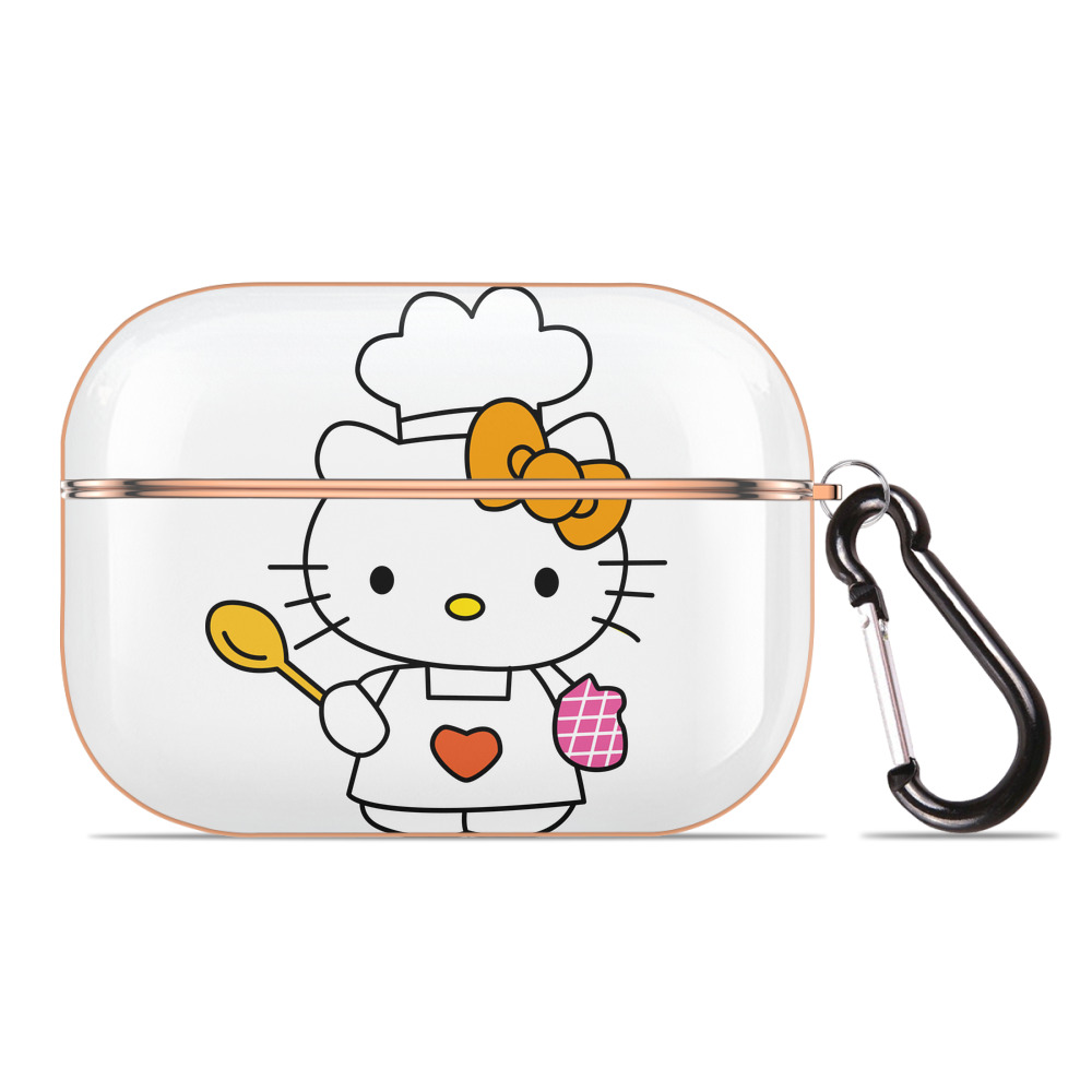 （画像用） Hello Kitty ハローキティ 【AirPods Pro用】ハードシェル保護ケース｜耐衝撃・防指紋・カラビナ付き商品仕様