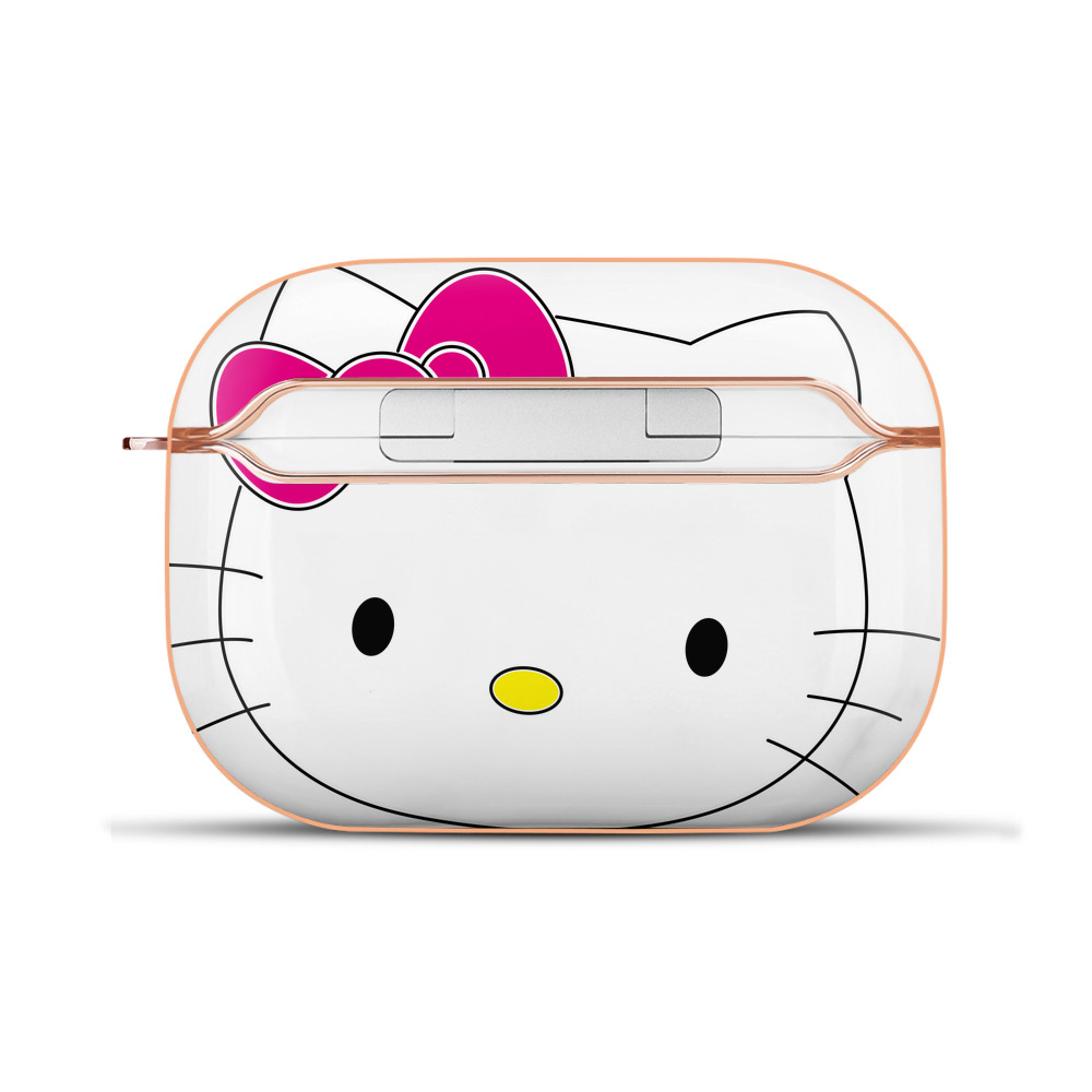 （画像用） Hello Kitty ハローキティ 【AirPods Pro用】ハードシェル保護ケース｜耐衝撃・防指紋・カラビナ付き商品仕様