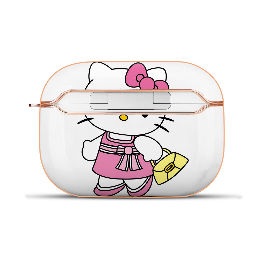 （画像用） Hello Kitty ハローキティ 【AirPods Pro用】ハードシェル保護ケース｜耐衝撃・防指紋・カラビナ付き商品仕様
