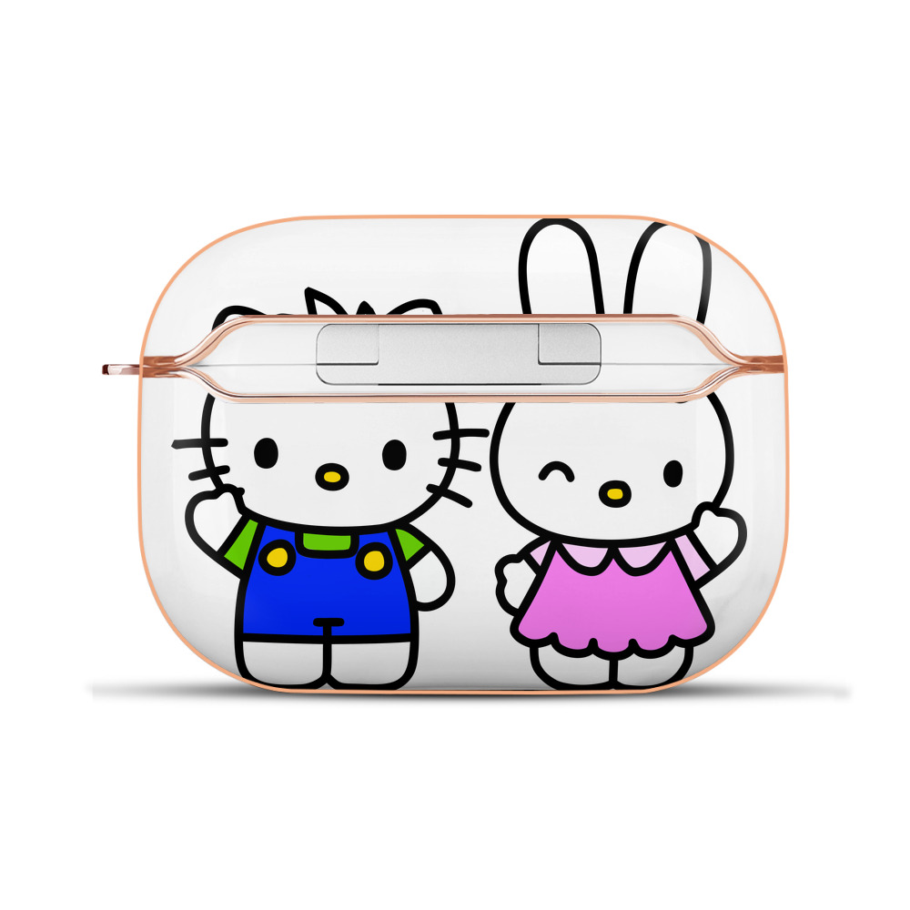 （画像用） Hello Kitty ハローキティ 【AirPods Pro用】ハードシェル保護ケース｜耐衝撃・防指紋・カラビナ付き商品仕様