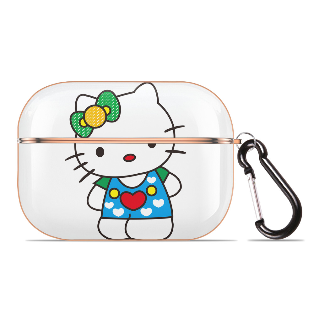 （画像用） Hello Kitty ハローキティ 【AirPods Pro用】ハードシェル保護ケース｜耐衝撃・防指紋・カラビナ付き商品仕様