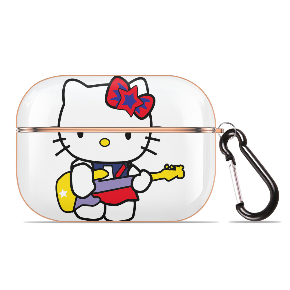 （画像用） Hello Kitty ハローキティ 【AirPods Pro用】ハードシェル保護ケース｜耐衝撃・防指紋・カラビナ付き商品仕様
