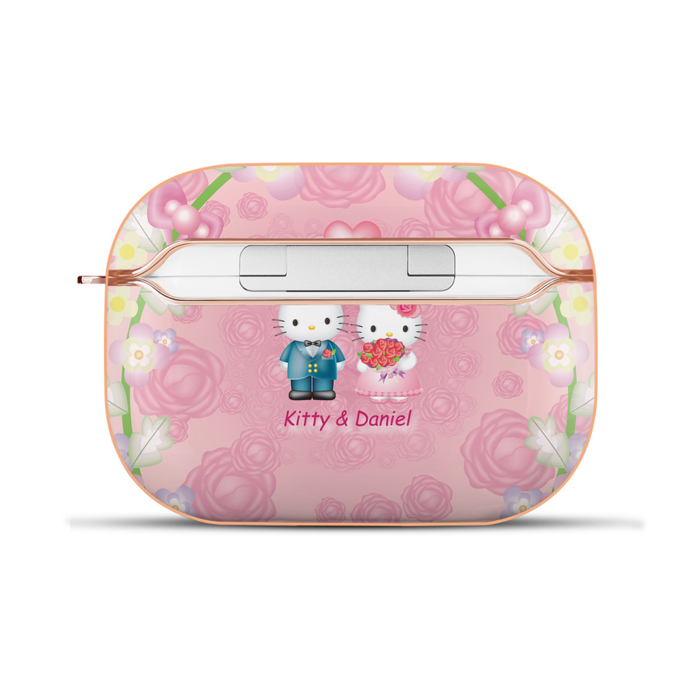 （画像用） Hello Kitty ハローキティ 【AirPods Pro用】ハードシェル保護ケース｜耐衝撃・防指紋・カラビナ付き商品仕様