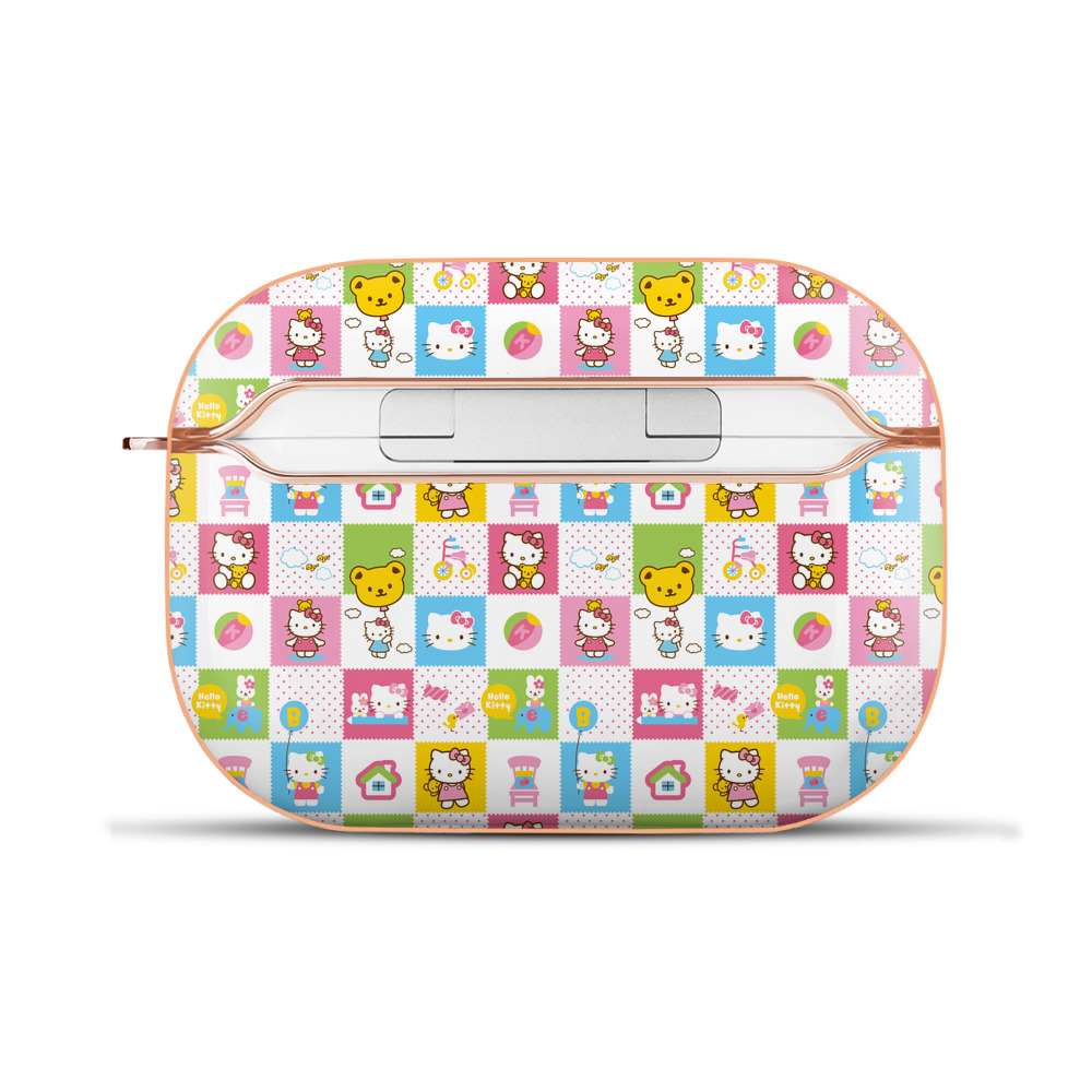 （画像用） Hello Kitty ハローキティ 【AirPods Pro用】ハードシェル保護ケース｜耐衝撃・防指紋・カラビナ付き商品仕様