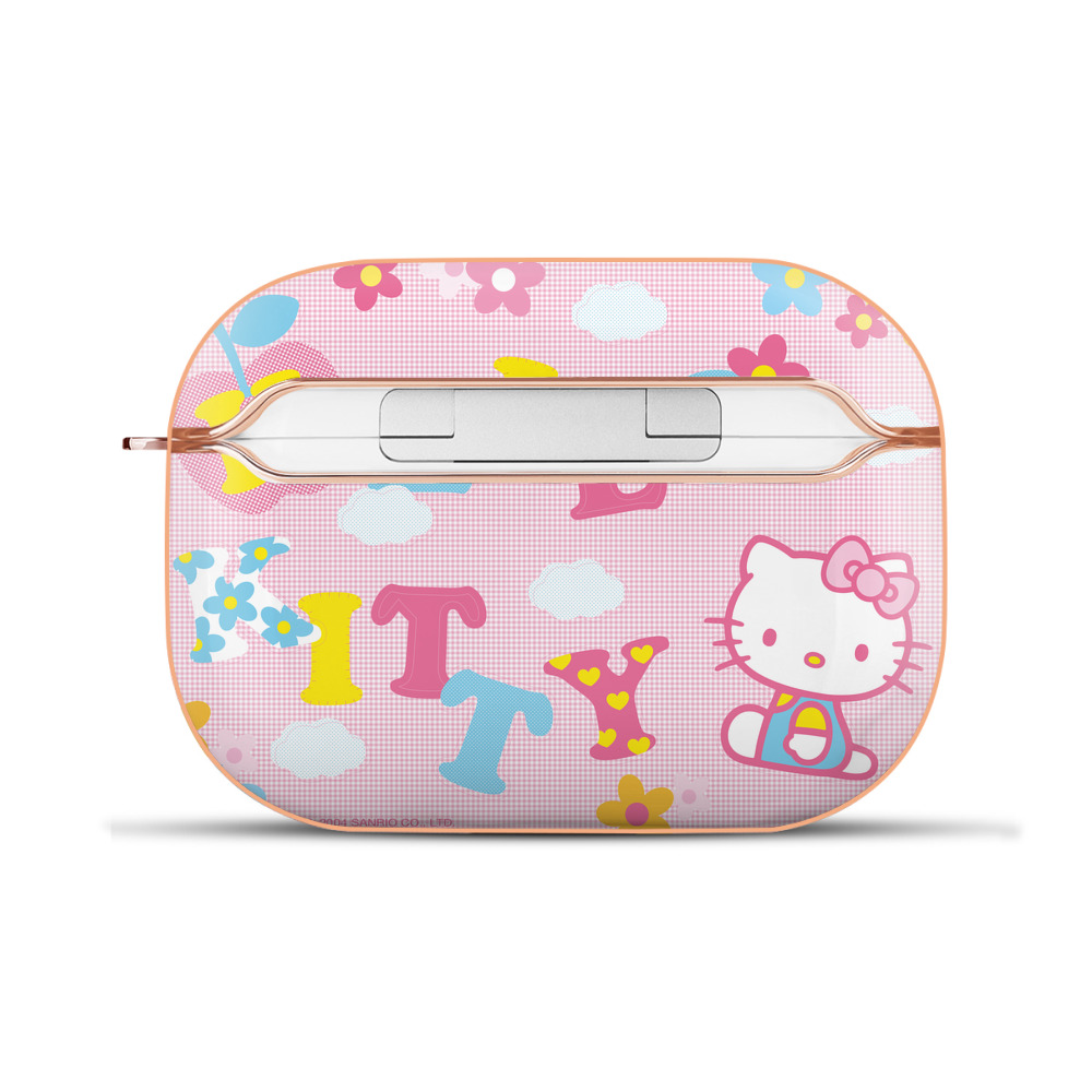 （画像用） Hello Kitty ハローキティ 【AirPods Pro用】ハードシェル保護ケース｜耐衝撃・防指紋・カラビナ付き商品仕様