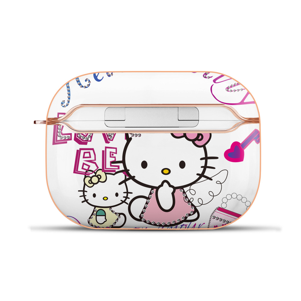 （画像用） Hello Kitty ハローキティ 【AirPods Pro用】ハードシェル保護ケース｜耐衝撃・防指紋・カラビナ付き商品仕様