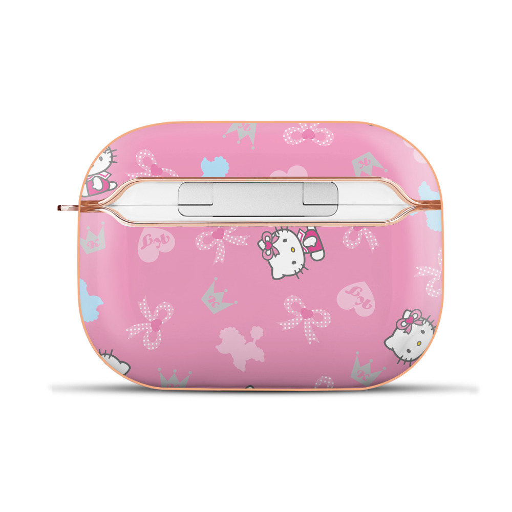 （画像用） Hello Kitty ハローキティ 【AirPods Pro用】ハードシェル保護ケース｜耐衝撃・防指紋・カラビナ付き商品仕様