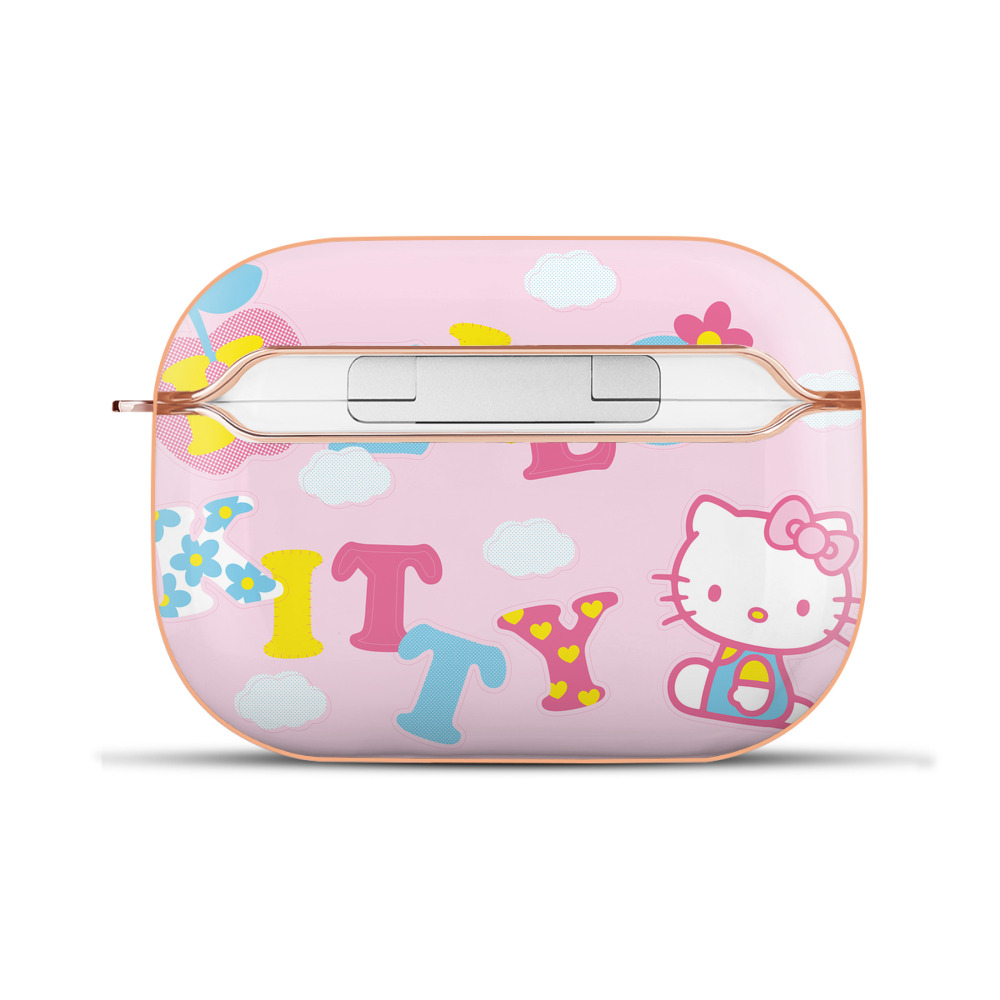 （画像用） Hello Kitty ハローキティ 【AirPods Pro用】ハードシェル保護ケース｜耐衝撃・防指紋・カラビナ付き商品仕様