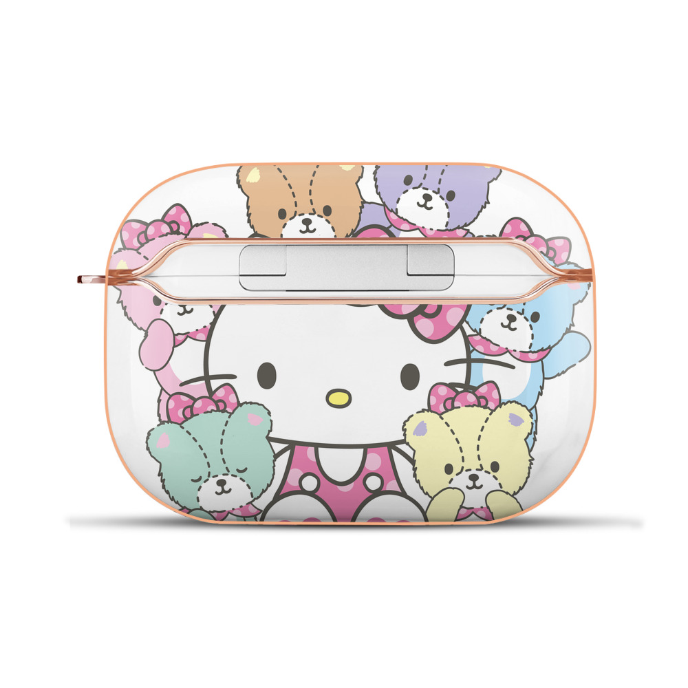 （画像用） Hello Kitty ハローキティ 【AirPods Pro用】ハードシェル保護ケース｜耐衝撃・防指紋・カラビナ付き商品仕様