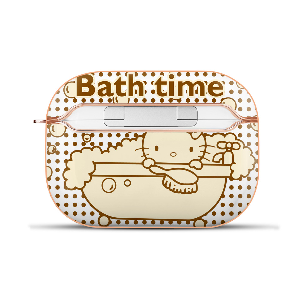 （画像用） Hello Kitty ハローキティ 【AirPods Pro用】ハードシェル保護ケース｜耐衝撃・防指紋・カラビナ付き商品仕様
