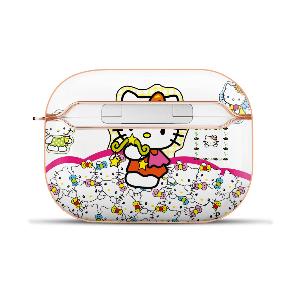 （画像用） Hello Kitty ハローキティ 【AirPods Pro用】ハードシェル保護ケース｜耐衝撃・防指紋・カラビナ付き商品仕様