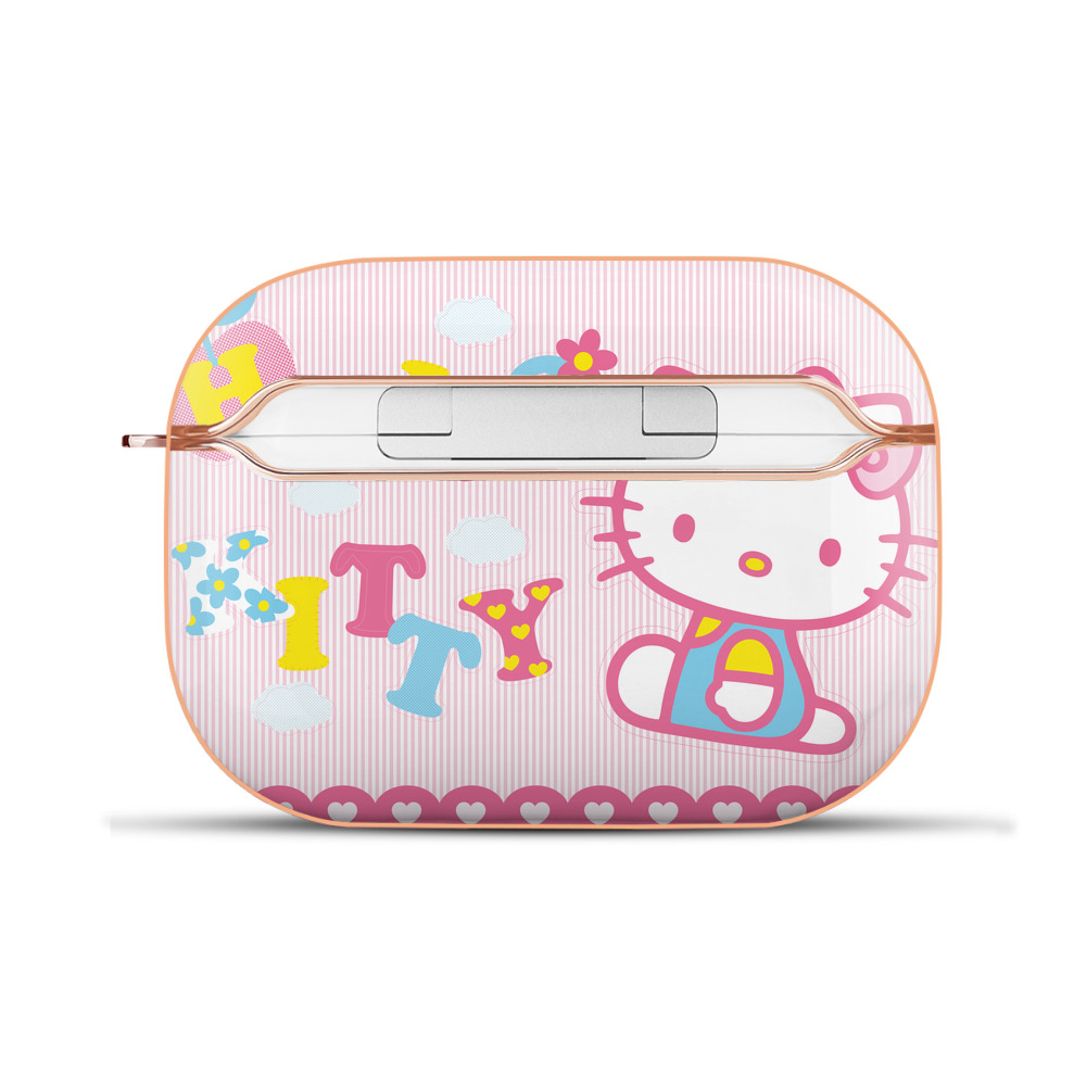（画像用） Hello Kitty ハローキティ 【AirPods Pro用】ハードシェル保護ケース｜耐衝撃・防指紋・カラビナ付き商品仕様