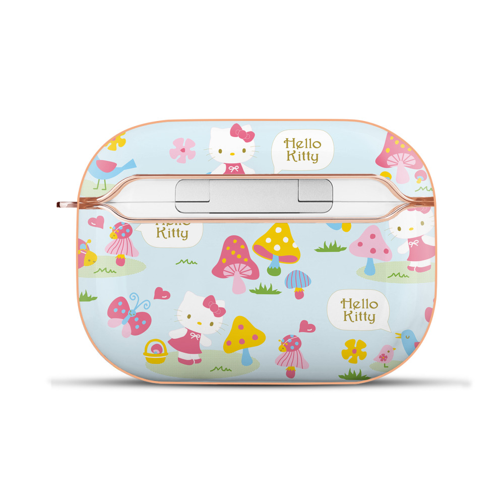 （画像用） Hello Kitty ハローキティ 【AirPods Pro用】ハードシェル保護ケース｜耐衝撃・防指紋・カラビナ付き商品仕様