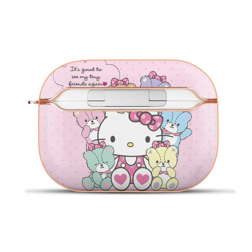 （画像用） Hello Kitty ハローキティ 【AirPods Pro用】ハードシェル保護ケース｜耐衝撃・防指紋・カラビナ付き商品仕様