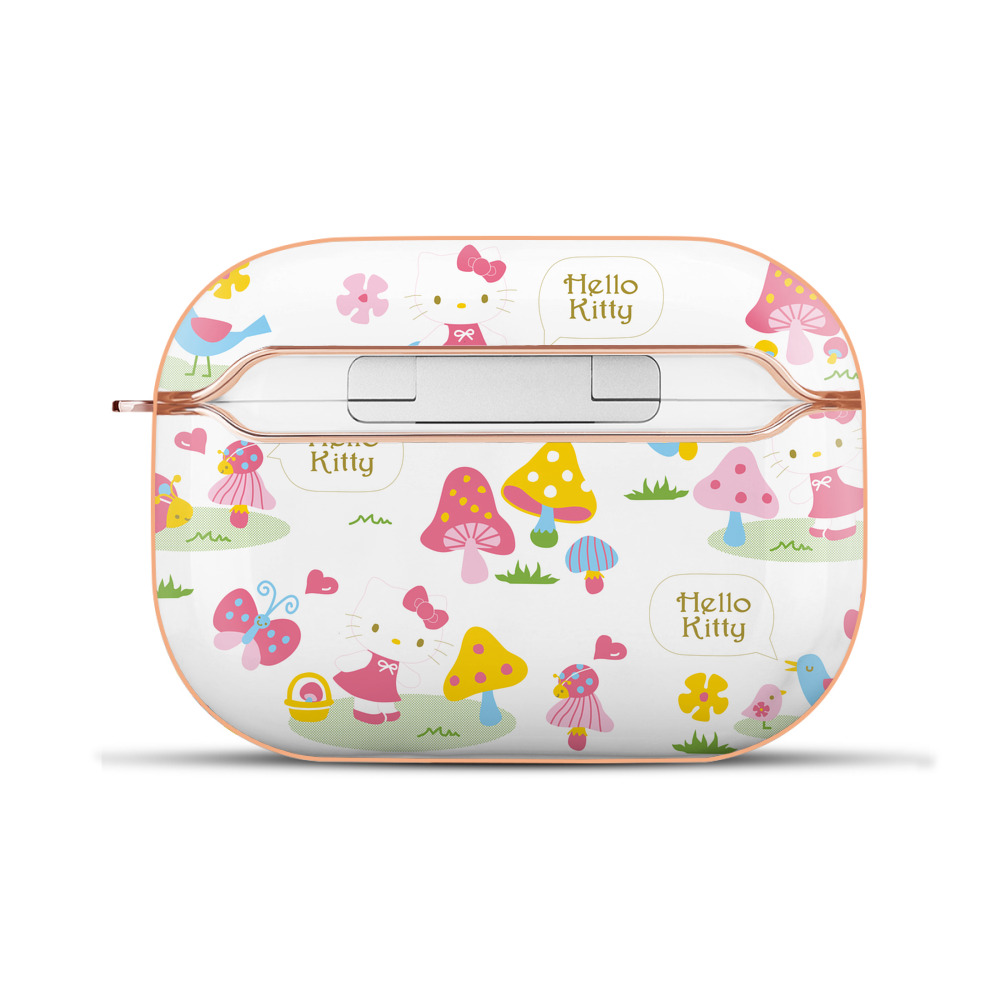 （画像用） Hello Kitty ハローキティ 【AirPods Pro用】ハードシェル保護ケース｜耐衝撃・防指紋・カラビナ付き商品仕様