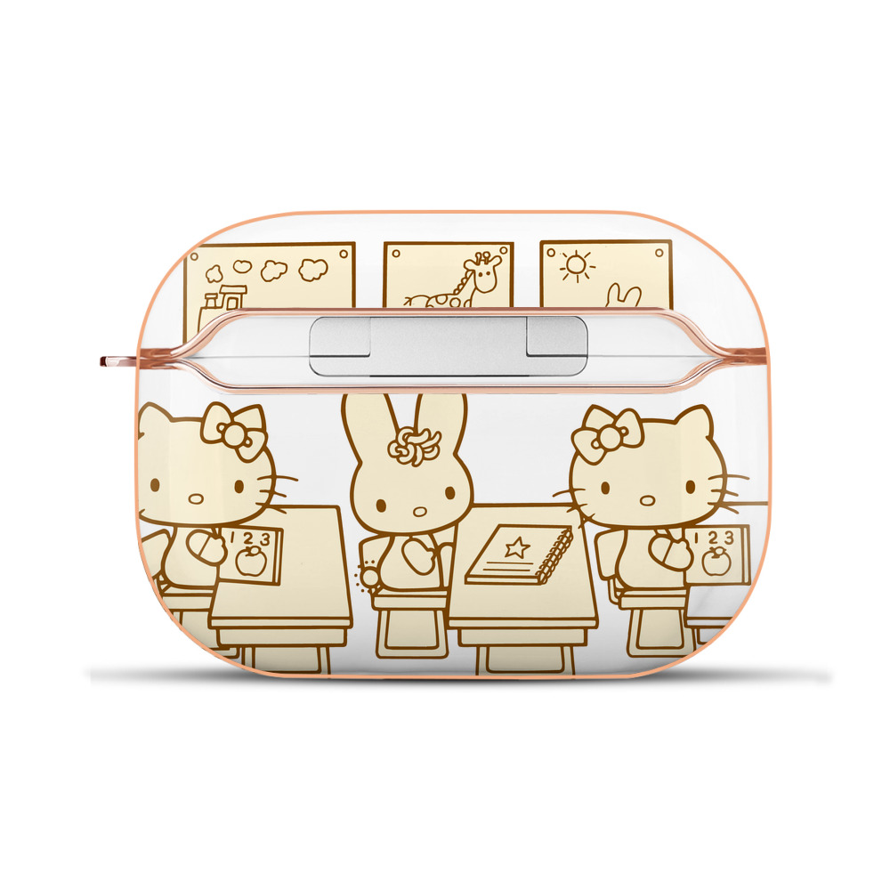 （画像用） Hello Kitty ハローキティ 【AirPods Pro用】ハードシェル保護ケース｜耐衝撃・防指紋・カラビナ付き商品仕様
