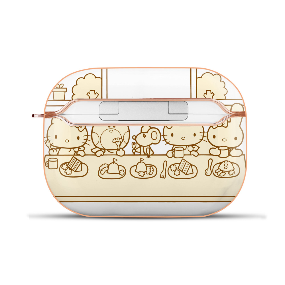 （画像用） Hello Kitty ハローキティ 【AirPods Pro用】ハードシェル保護ケース｜耐衝撃・防指紋・カラビナ付き商品仕様
