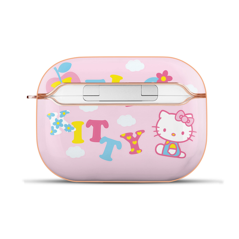 （画像用） Hello Kitty ハローキティ 【AirPods Pro用】ハードシェル保護ケース｜耐衝撃・防指紋・カラビナ付き商品仕様