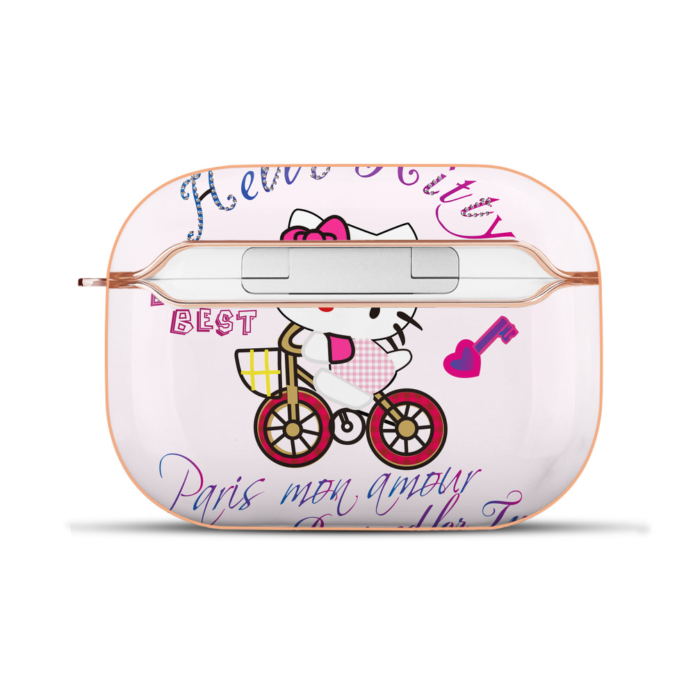 （画像用） Hello Kitty ハローキティ 【AirPods Pro用】ハードシェル保護ケース｜耐衝撃・防指紋・カラビナ付き商品仕様