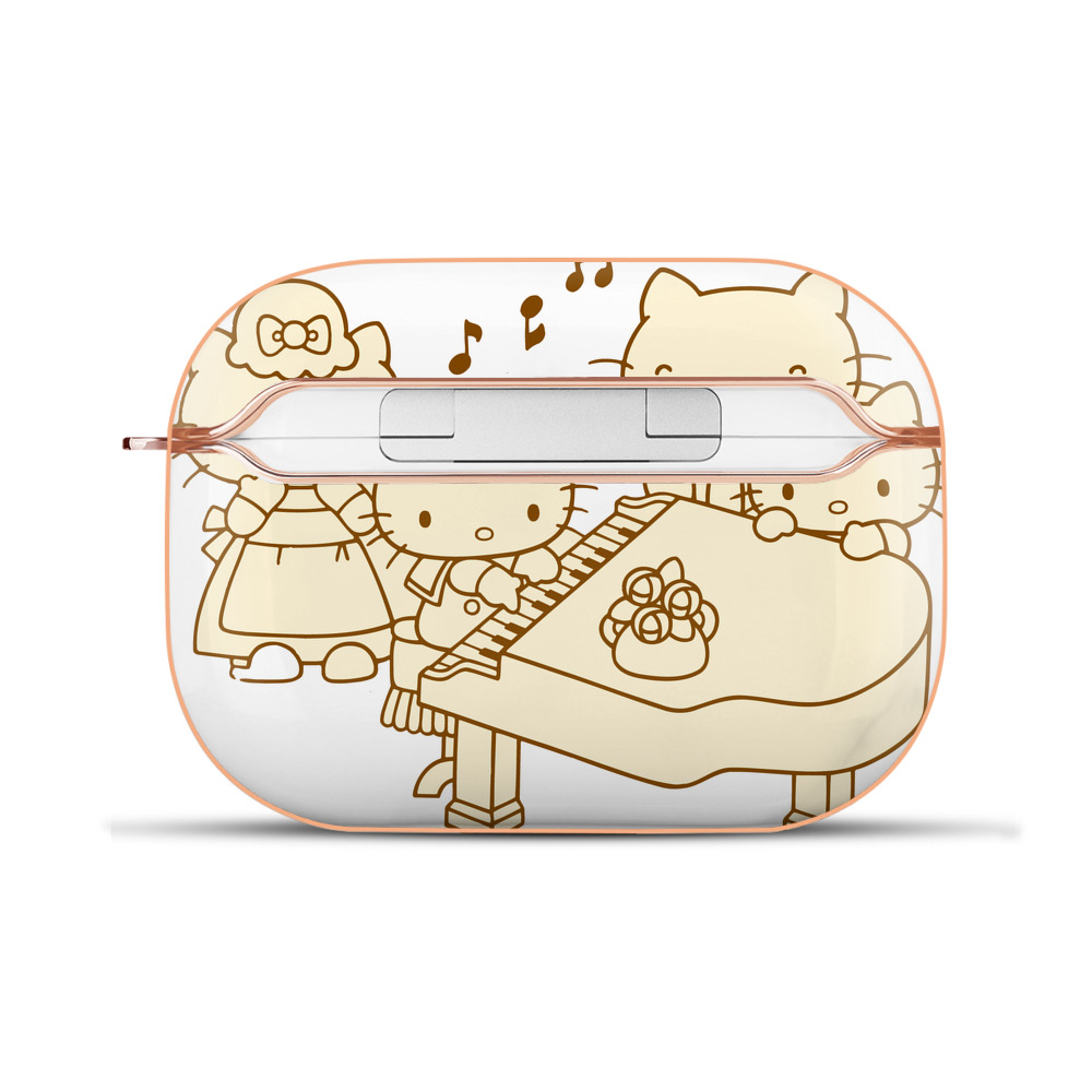 （画像用） Hello Kitty ハローキティ 【AirPods Pro用】ハードシェル保護ケース｜耐衝撃・防指紋・カラビナ付き商品仕様