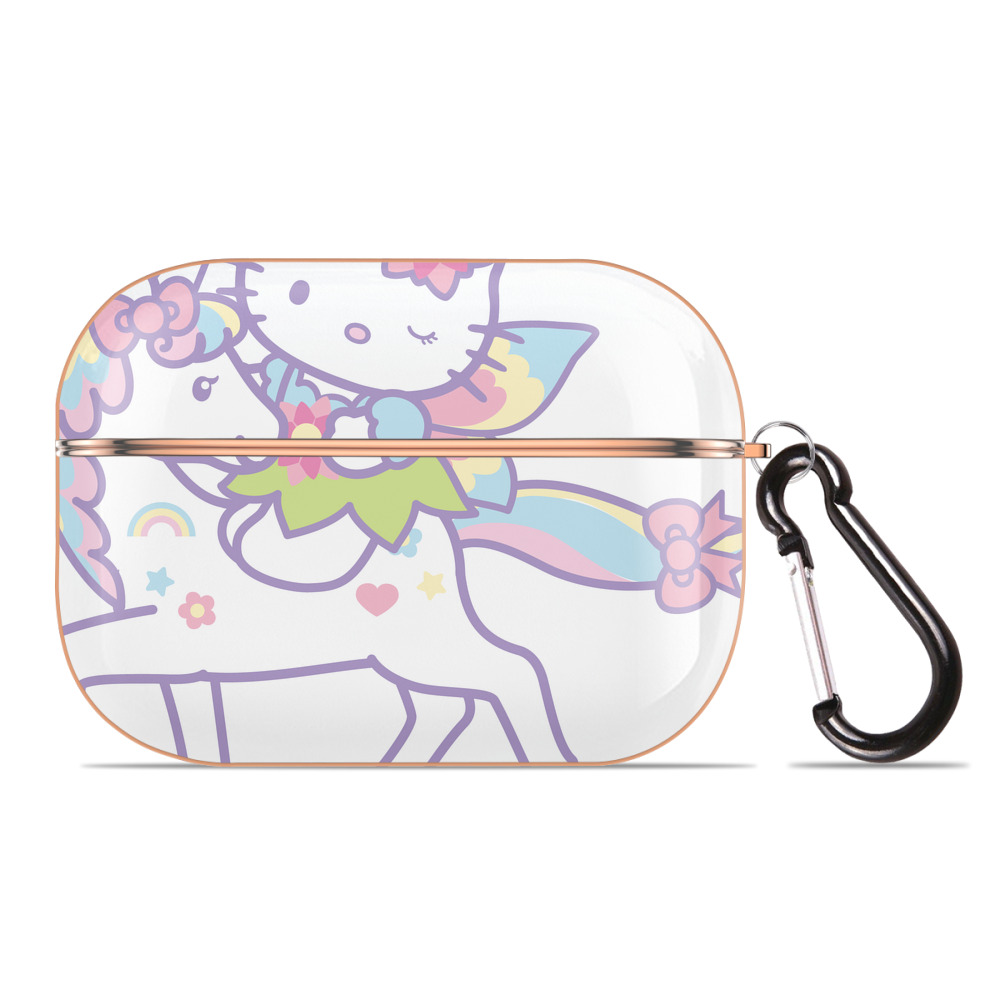 （画像用） Hello Kitty ハローキティ 【AirPods Pro用】ハードシェル保護ケース｜耐衝撃・防指紋・カラビナ付き商品仕様