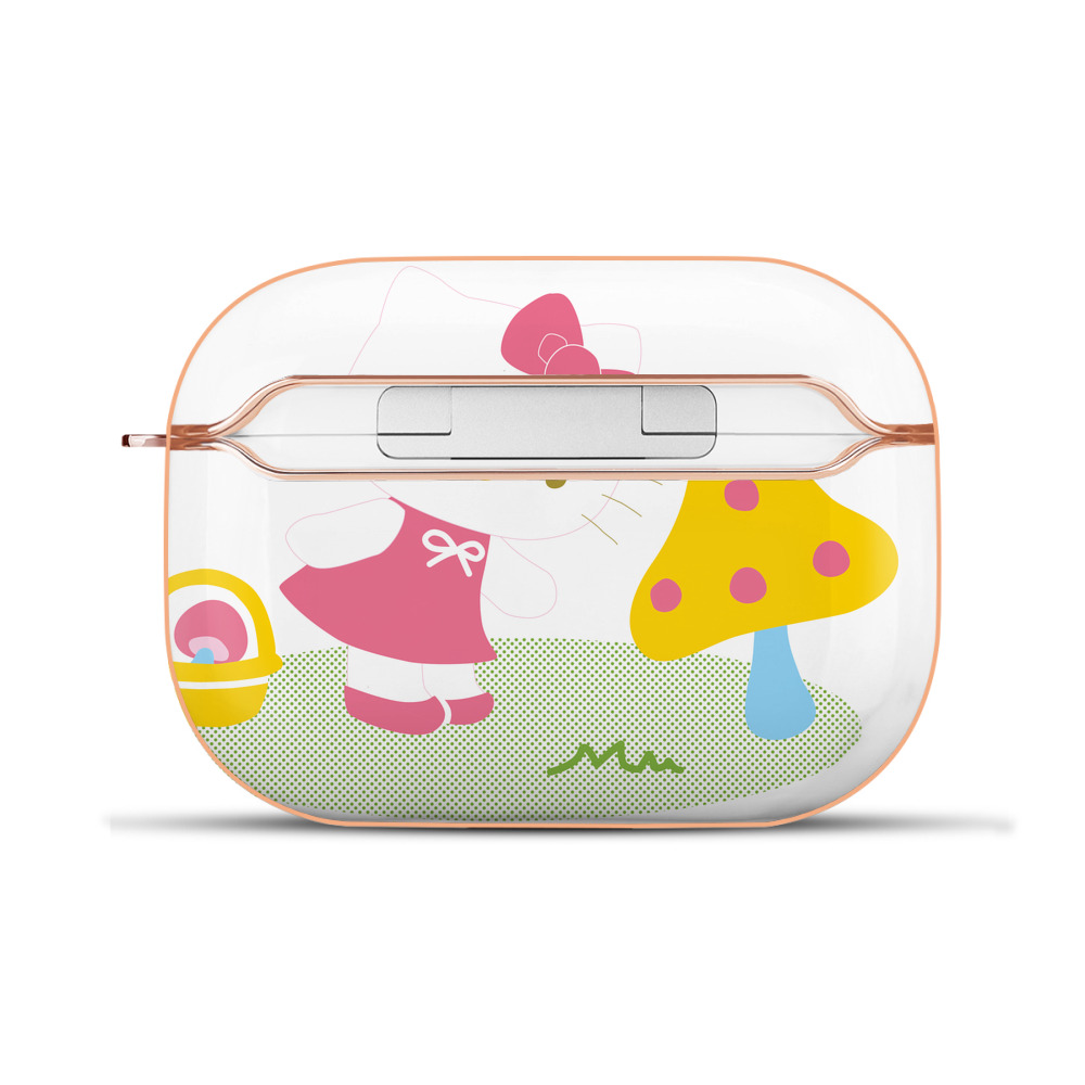 （画像用） Hello Kitty ハローキティ 【AirPods Pro用】ハードシェル保護ケース｜耐衝撃・防指紋・カラビナ付き商品仕様