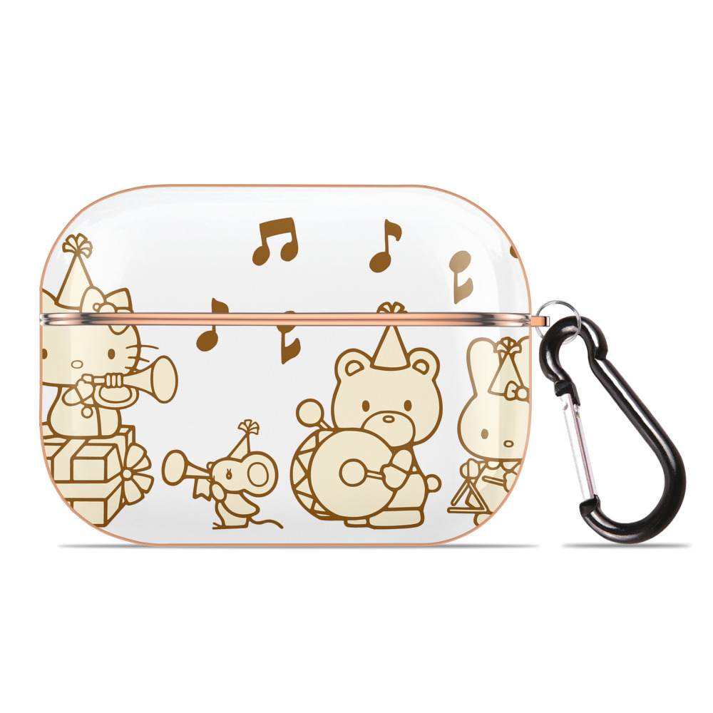 （画像用） Hello Kitty ハローキティ 【AirPods Pro用】ハードシェル保護ケース｜耐衝撃・防指紋・カラビナ付き商品仕様