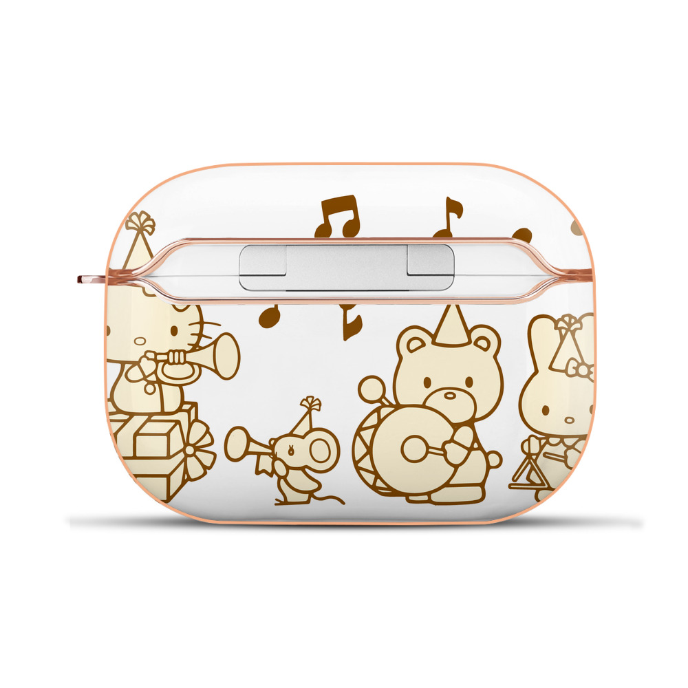 （画像用） Hello Kitty ハローキティ 【AirPods Pro用】ハードシェル保護ケース｜耐衝撃・防指紋・カラビナ付き商品仕様