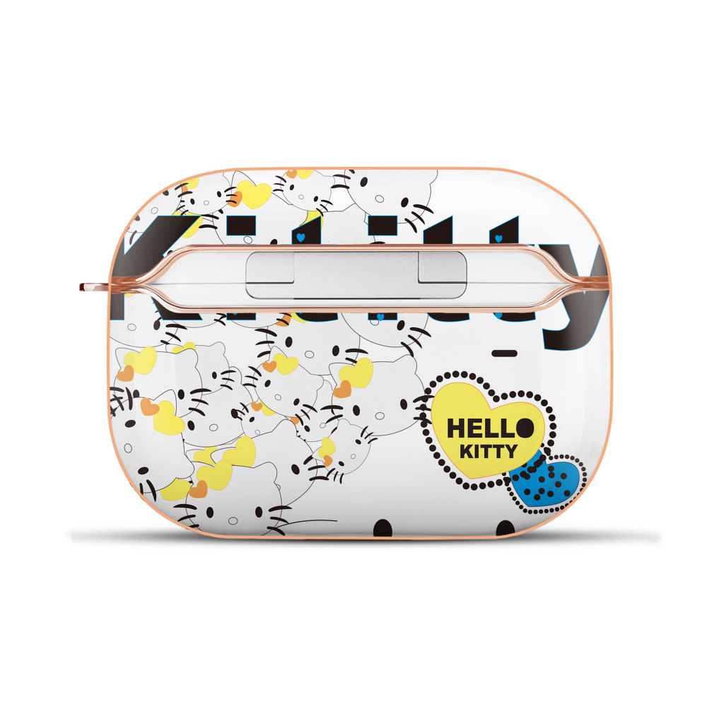 （画像用） Hello Kitty ハローキティ 【AirPods Pro用】ハードシェル保護ケース｜耐衝撃・防指紋・カラビナ付き商品仕様
