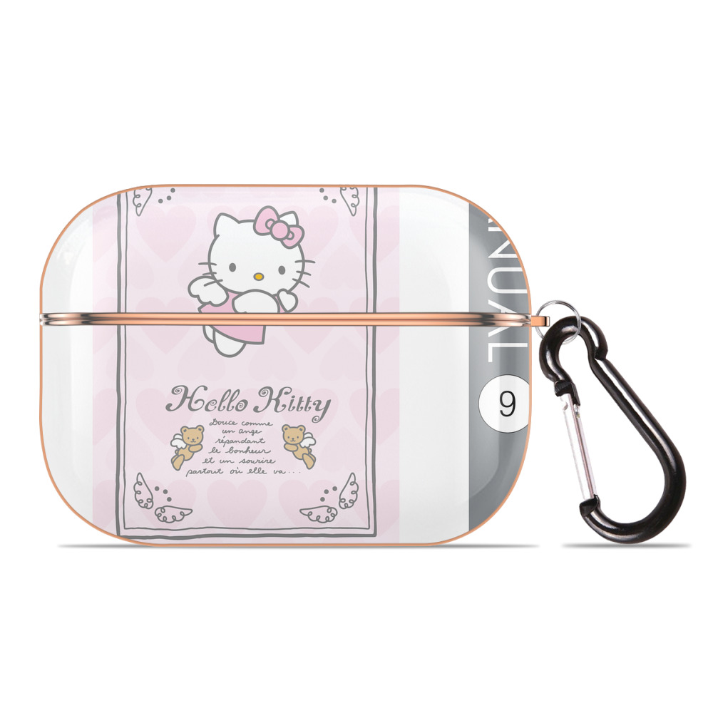（画像用） Hello Kitty ハローキティ 【AirPods Pro用】ハードシェル保護ケース｜耐衝撃・防指紋・カラビナ付き商品仕様