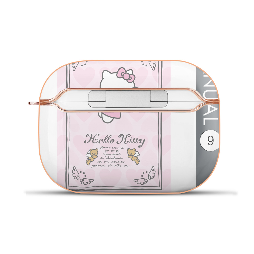 （画像用） Hello Kitty ハローキティ 【AirPods Pro用】ハードシェル保護ケース｜耐衝撃・防指紋・カラビナ付き商品仕様