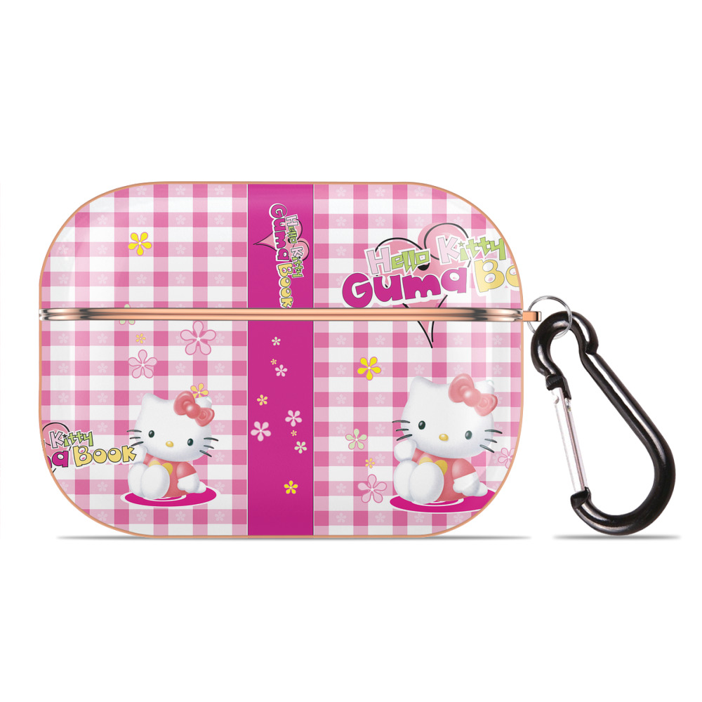 （画像用） Hello Kitty ハローキティ 【AirPods Pro用】ハードシェル保護ケース｜耐衝撃・防指紋・カラビナ付き商品仕様