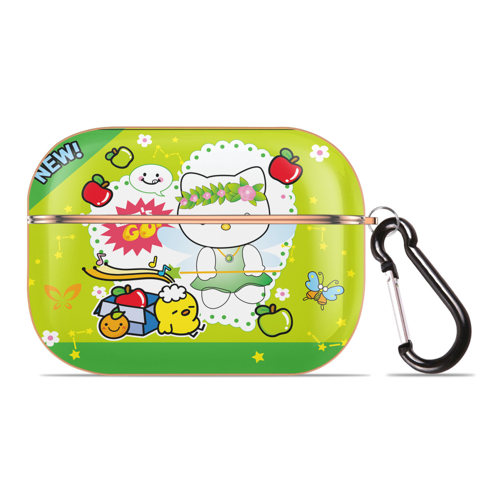（画像用） Hello Kitty ハローキティ 【AirPods Pro用】ハードシェル保護ケース｜耐衝撃・防指紋・カラビナ付き商品仕様