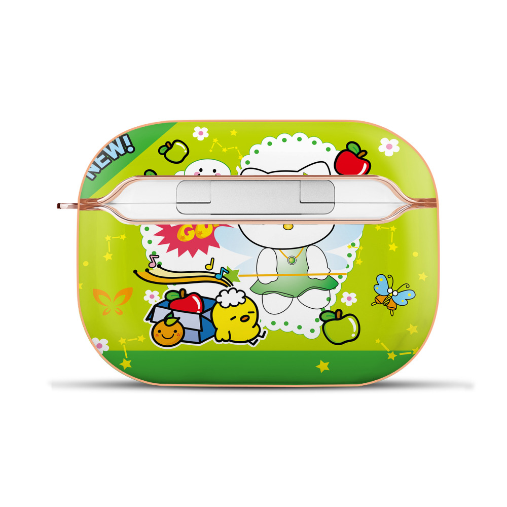 （画像用） Hello Kitty ハローキティ 【AirPods Pro用】ハードシェル保護ケース｜耐衝撃・防指紋・カラビナ付き商品仕様