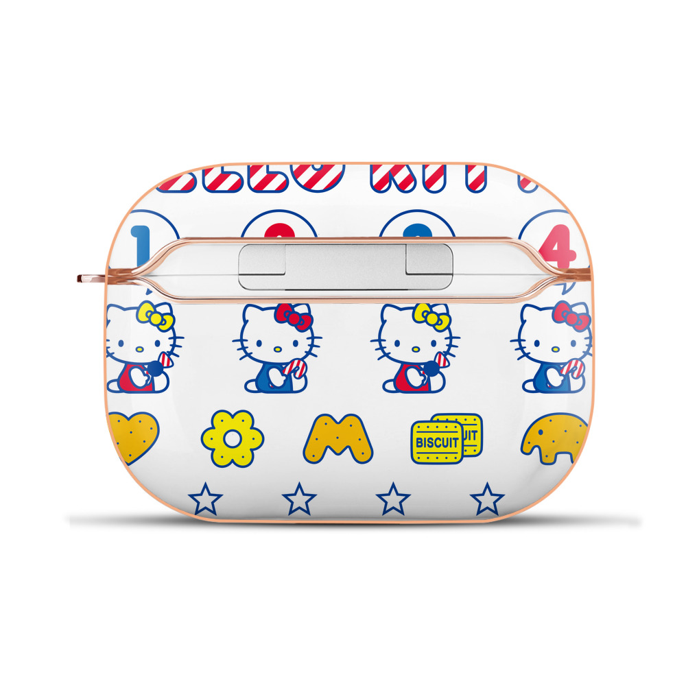 （画像用） Hello Kitty ハローキティ 【AirPods Pro用】ハードシェル保護ケース｜耐衝撃・防指紋・カラビナ付き商品仕様