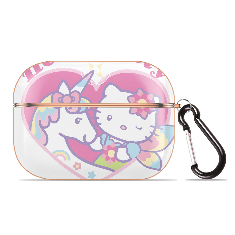 （画像用） Hello Kitty ハローキティ 【AirPods Pro用】ハードシェル保護ケース｜耐衝撃・防指紋・カラビナ付き商品仕様