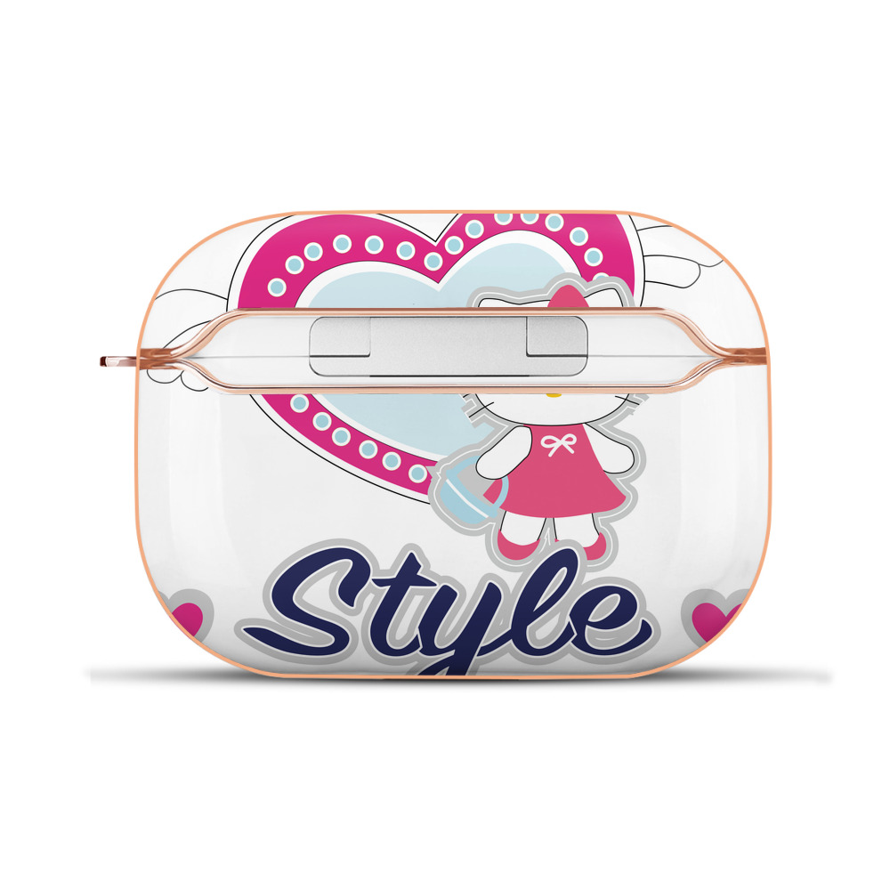 （画像用） Hello Kitty ハローキティ 【AirPods Pro用】ハードシェル保護ケース｜耐衝撃・防指紋・カラビナ付き商品仕様