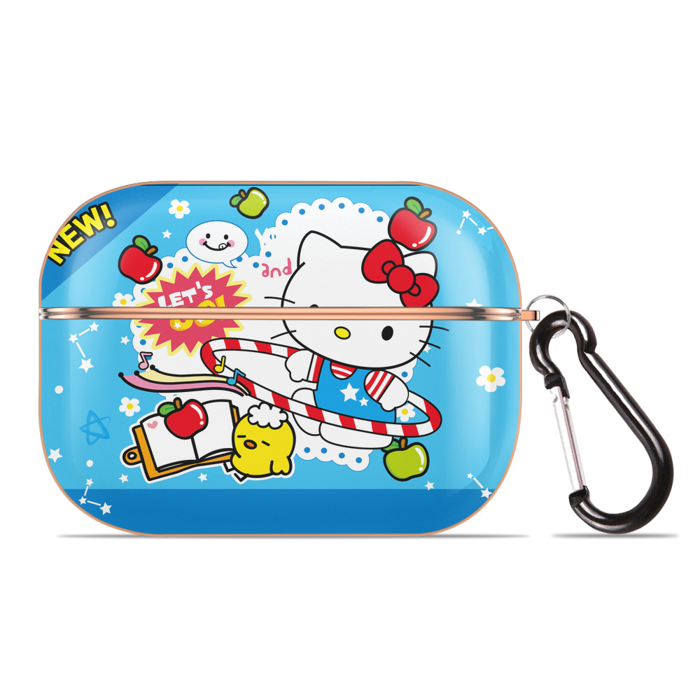 （画像用） Hello Kitty ハローキティ 【AirPods Pro用】ハードシェル保護ケース｜耐衝撃・防指紋・カラビナ付き商品仕様