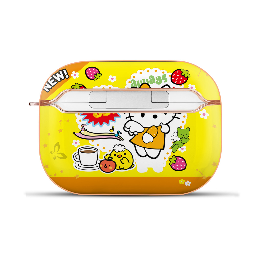 （画像用） Hello Kitty ハローキティ 【AirPods Pro用】ハードシェル保護ケース｜耐衝撃・防指紋・カラビナ付き商品仕様