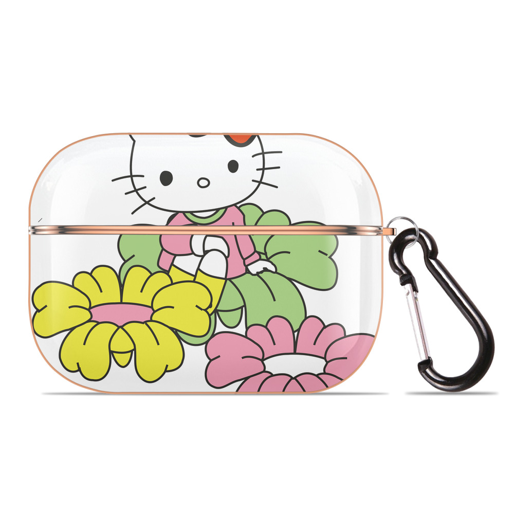 （画像用） Hello Kitty ハローキティ 【AirPods Pro用】ハードシェル保護ケース｜耐衝撃・防指紋・カラビナ付き商品仕様
